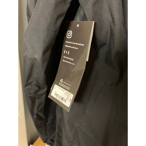 Michael Strahan Men Black Long Sleeve Zip Lightweight Nylon Jacket Size Small - Picture 7 of 10